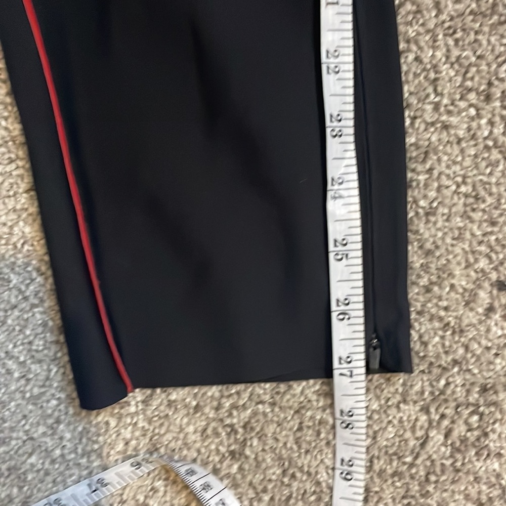 Athleta Black Pants with Red Stripe - Picture 12 of 13
